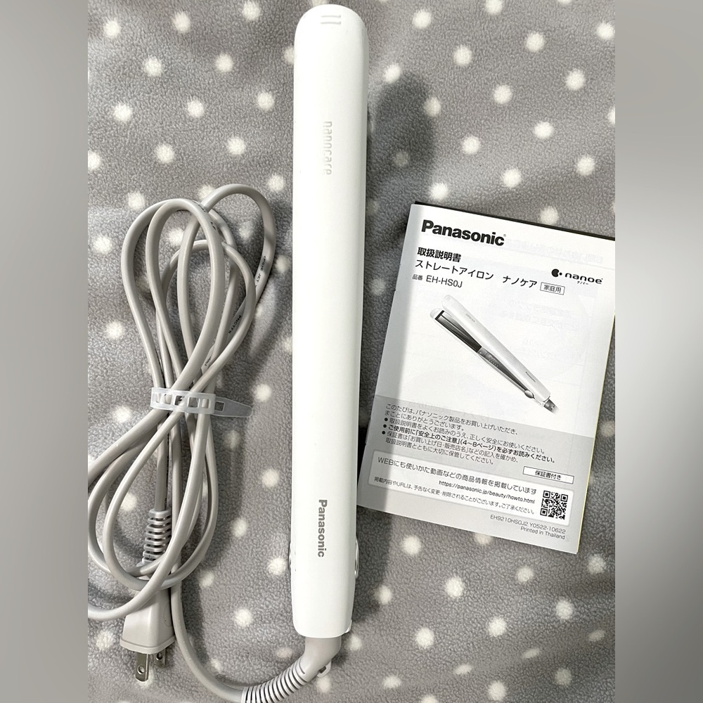 Panasonic Nanoe Hair Iron Purchased in Japan